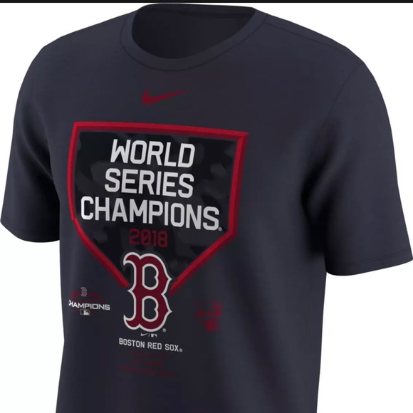Nike Boston Red Sox 2018 World Series T Shirt - Picture 1 of 3